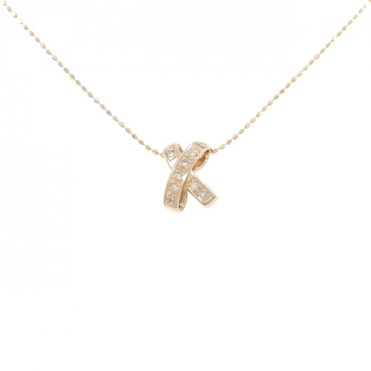 K18PG ダイヤモンド ネックレス 0.06CT【中古】|KOMEHYO ONLINESTORE 店