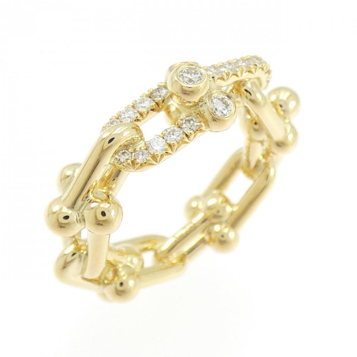 ティファニー スモール リンク リング 0.26CT【中古】