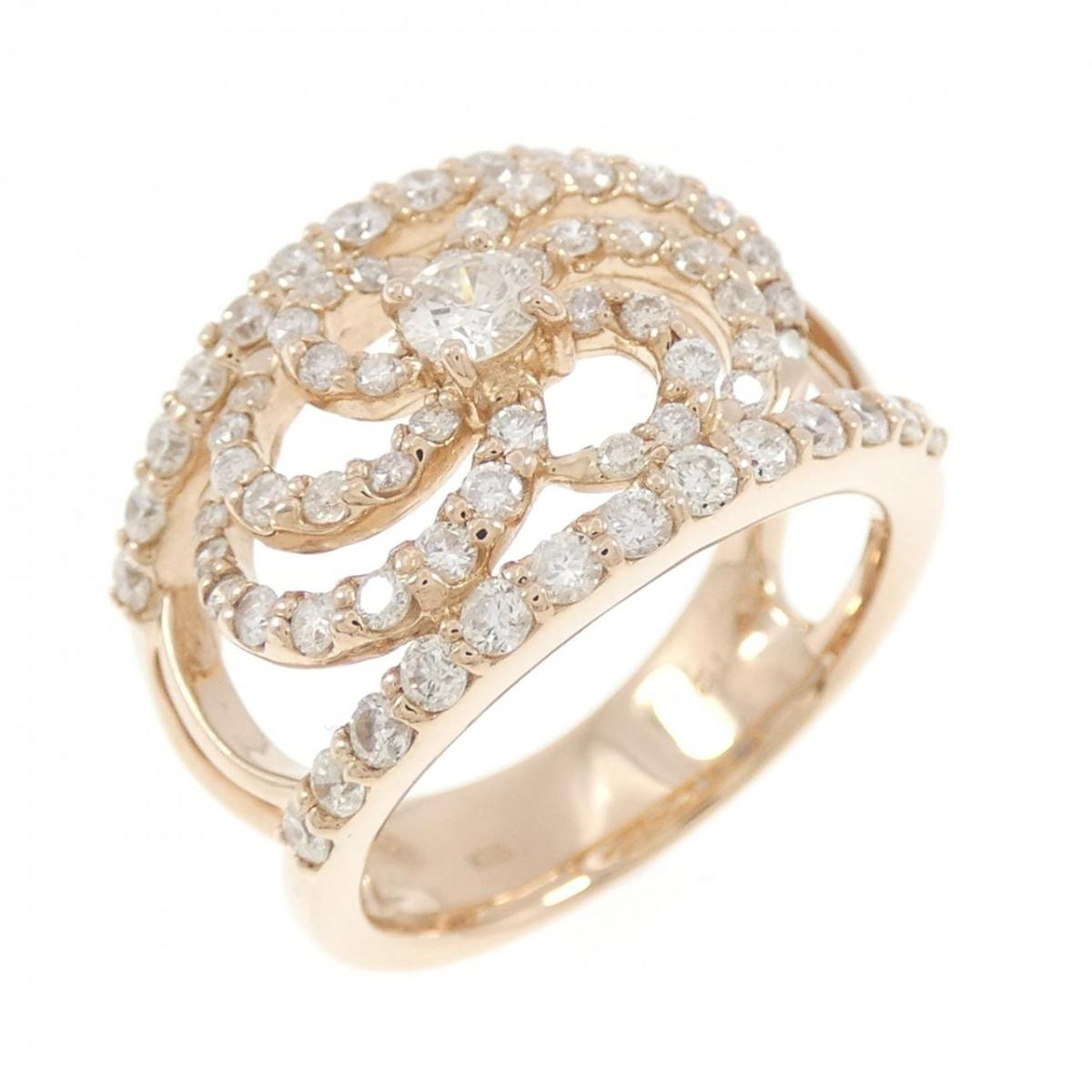 K18PG ダイヤモンド リング 1.20CT【中古】