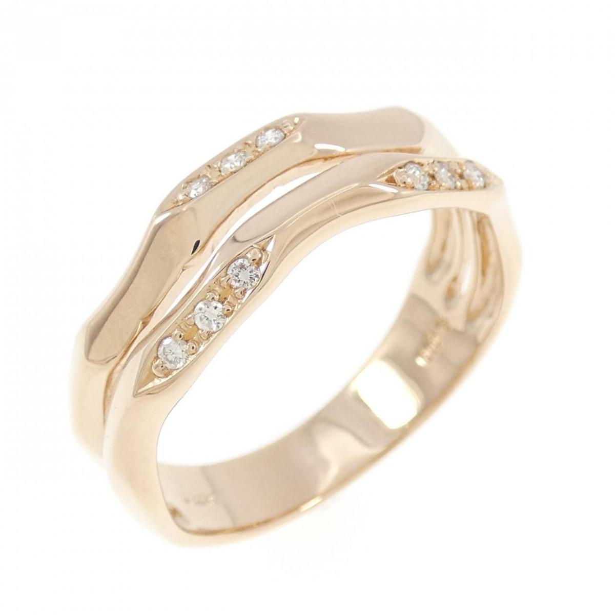 K18PG ダイヤモンド リング 0.06CT【中古】｜KOMEHYO ONLINESTORE 店