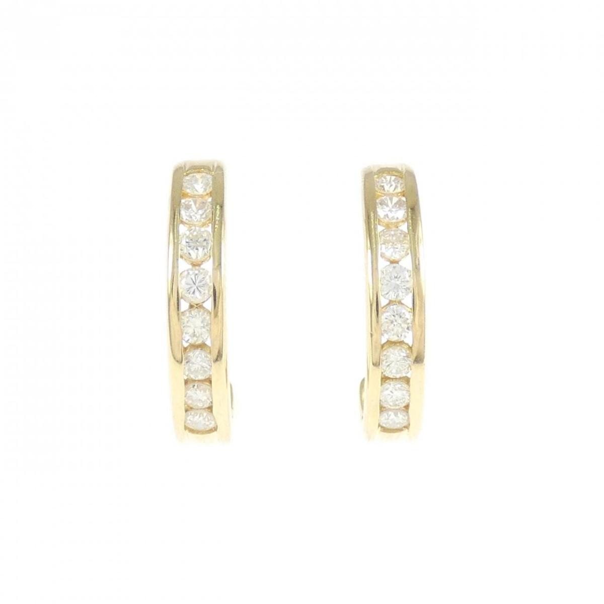 K18YG ダイヤモンド ピアス 0.50CT【中古】｜KOMEHYO ONLINESTORE 店