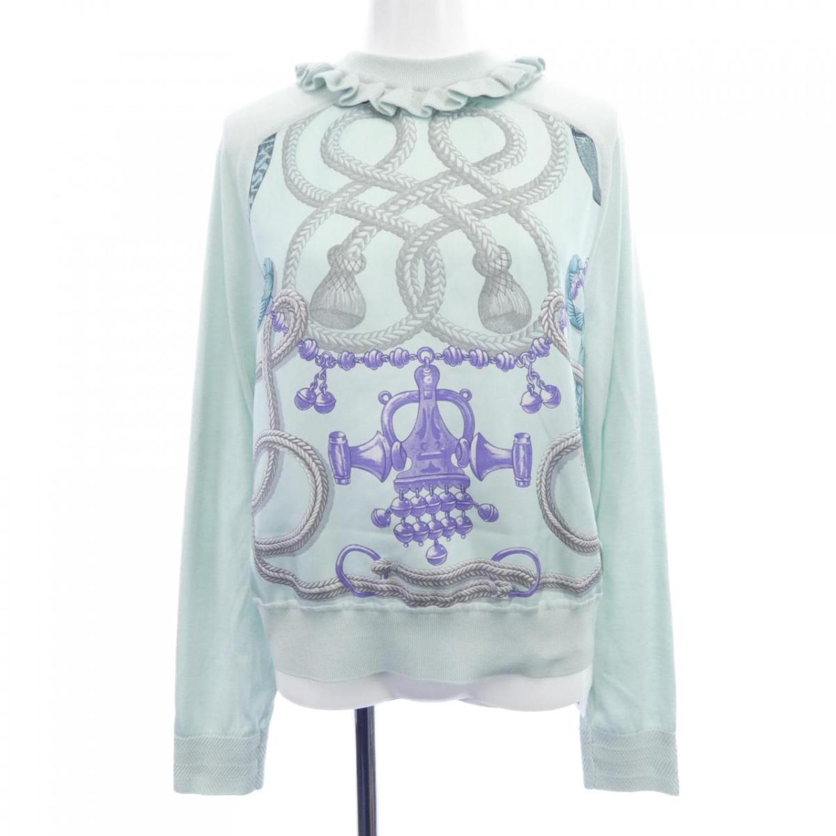 エルメス HERMES パルフロワリミックス PALEFROI 5H2803DL ツイルレーヌ ニット【中古】｜KOMEHYO ONLINESTORE 店