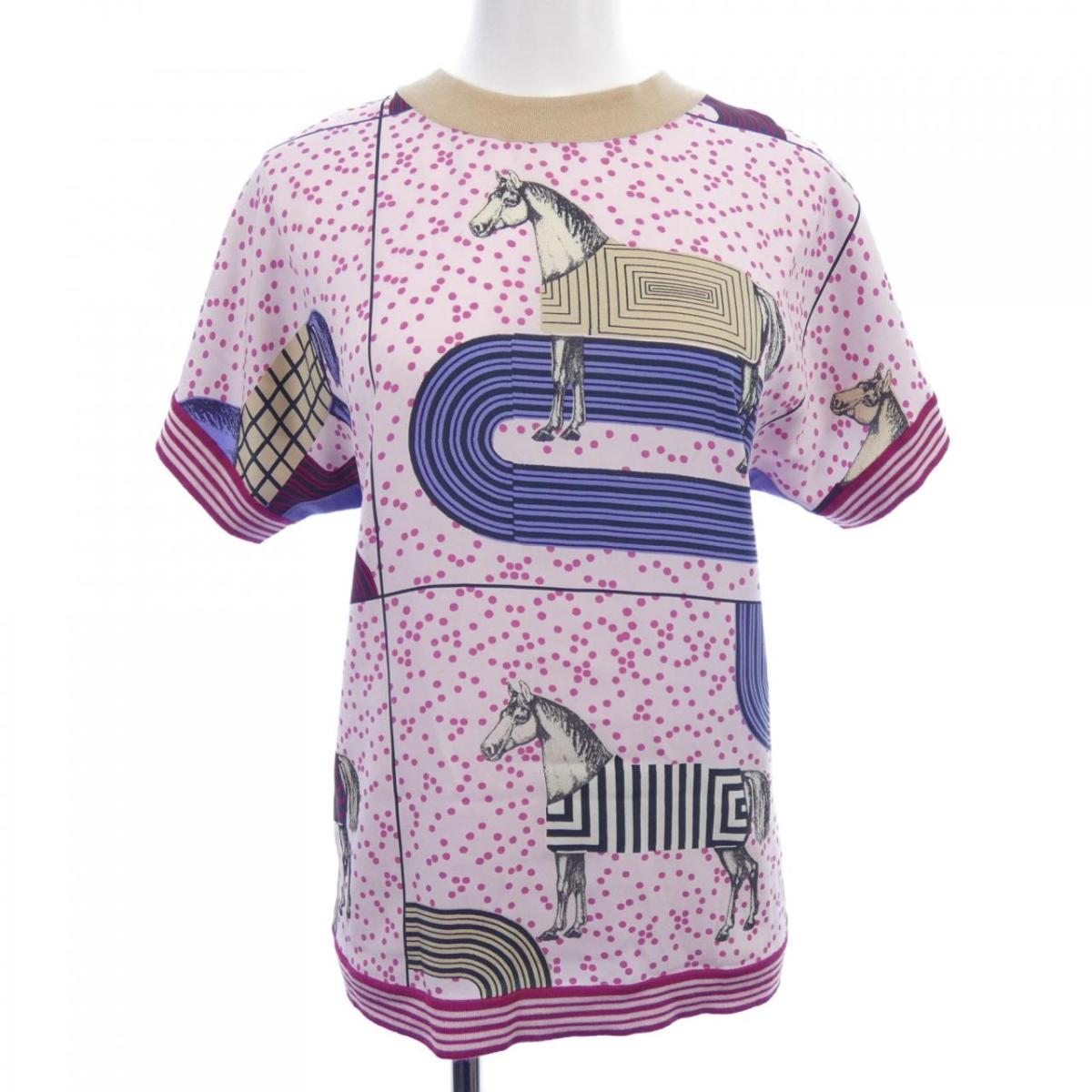 エルメス HERMES GARDE-ROBE POP 5E2805DL ツイルレーヌ トップス【中古】