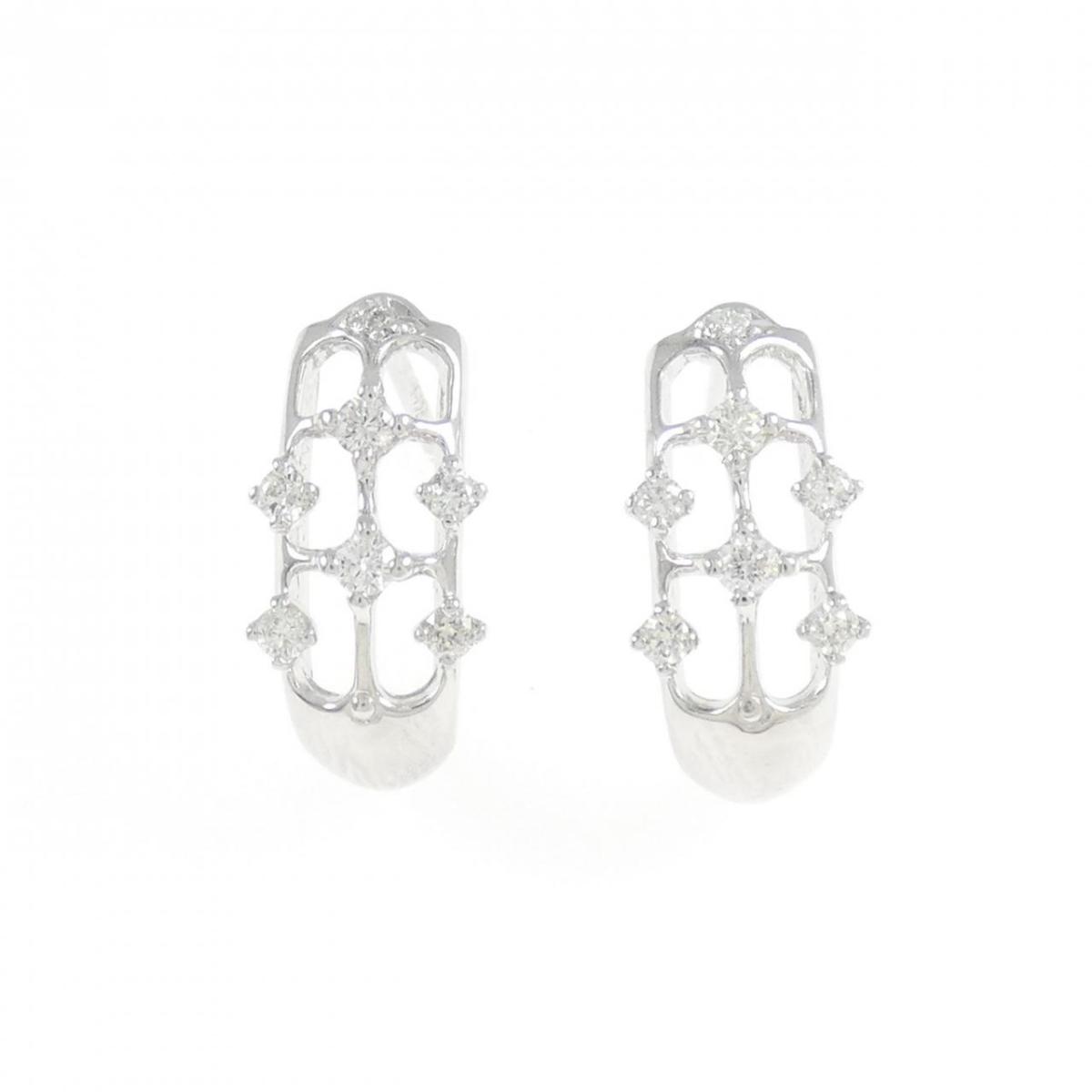 K14WG ダイヤモンド ピアス 0.26CT【中古】|KOMEHYO ONLINESTORE 店