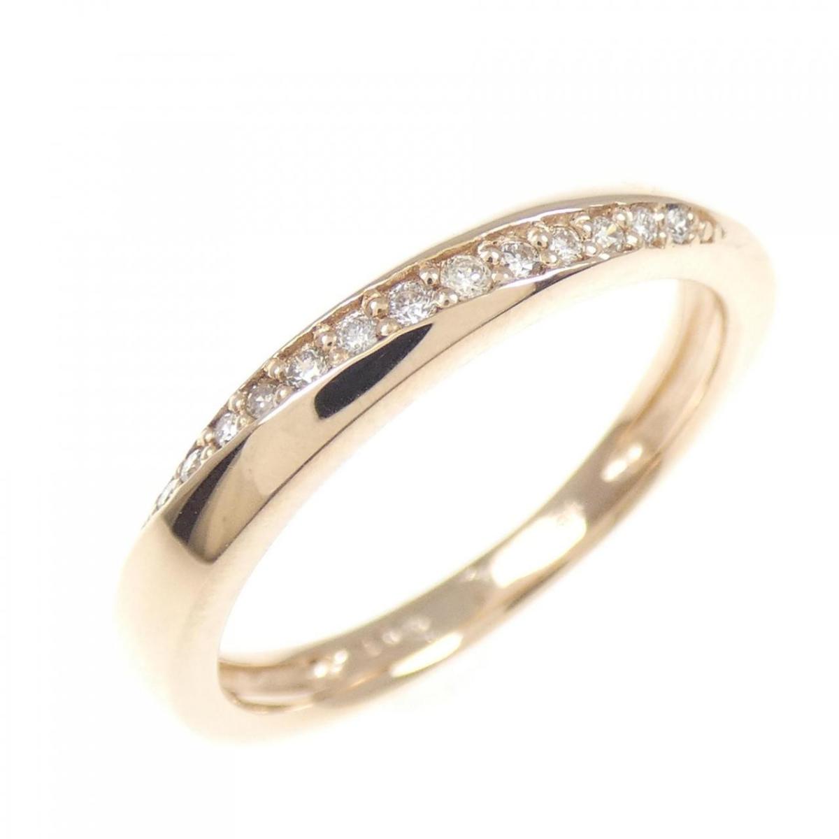 K18PG ダイヤモンド リング 0.07CT【中古】
