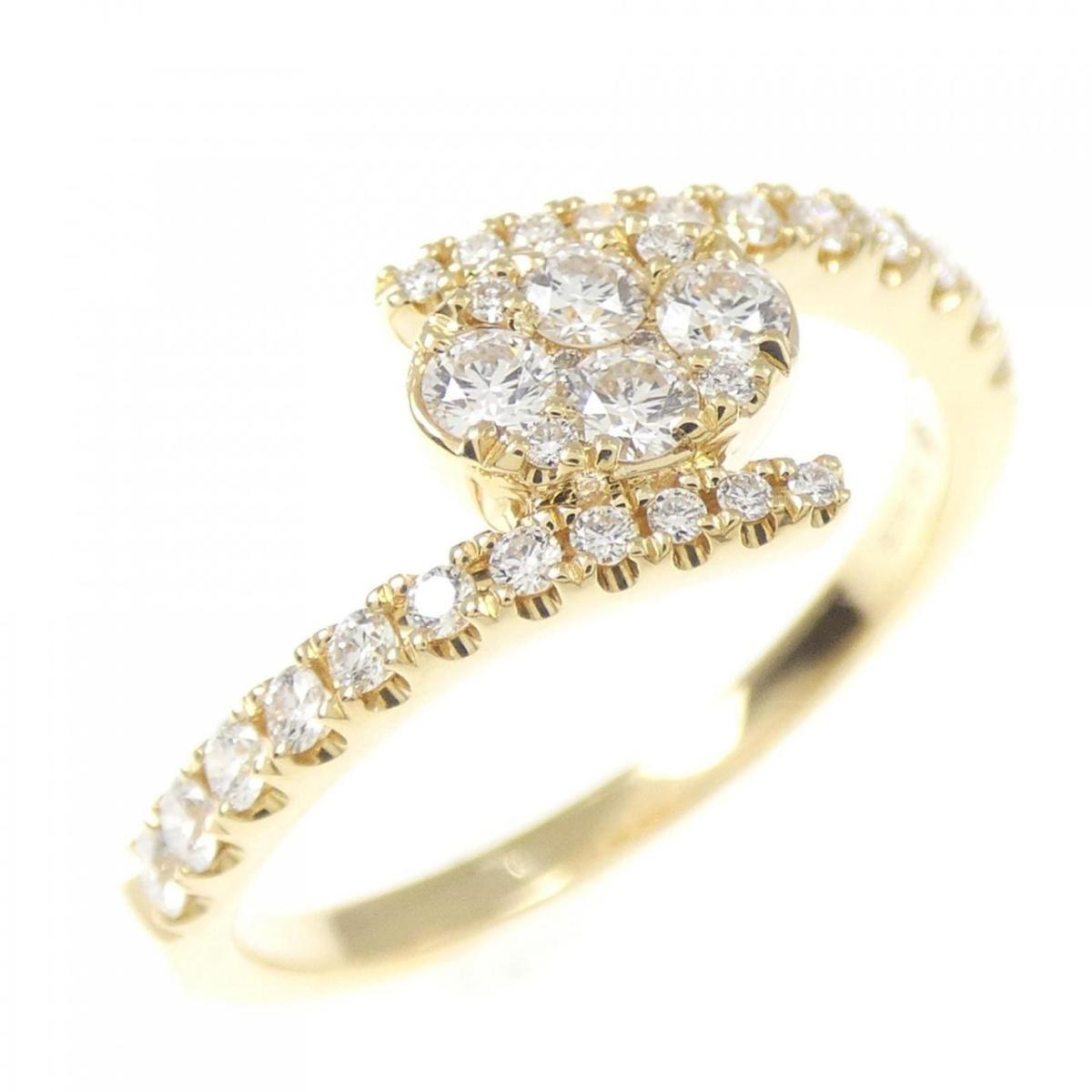 750YG ダイヤモンド リング 0.35CT【中古】