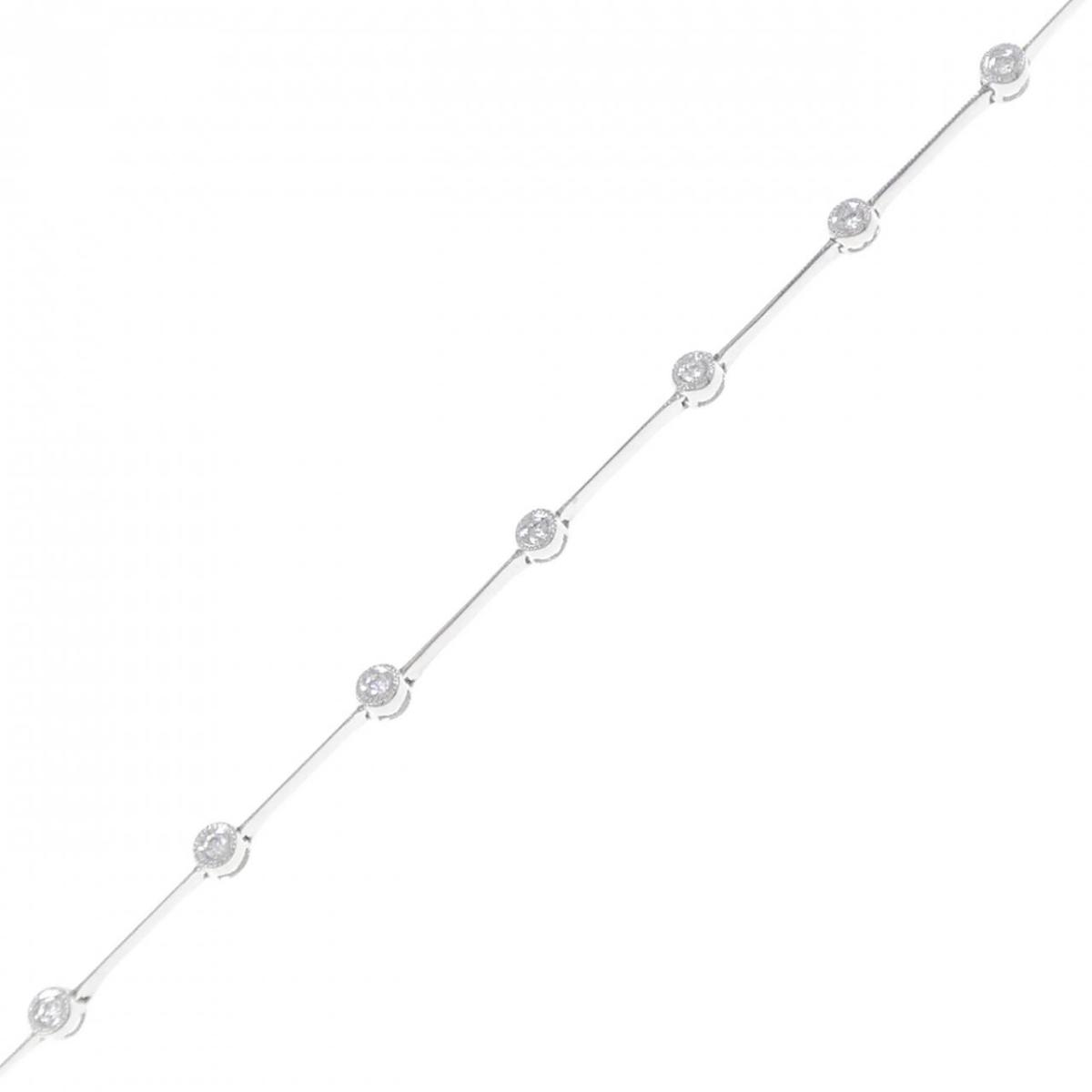 K18WG ダイヤモンド ブレスレット 0.20CT【中古】｜KOMEHYO ONLINESTORE 店