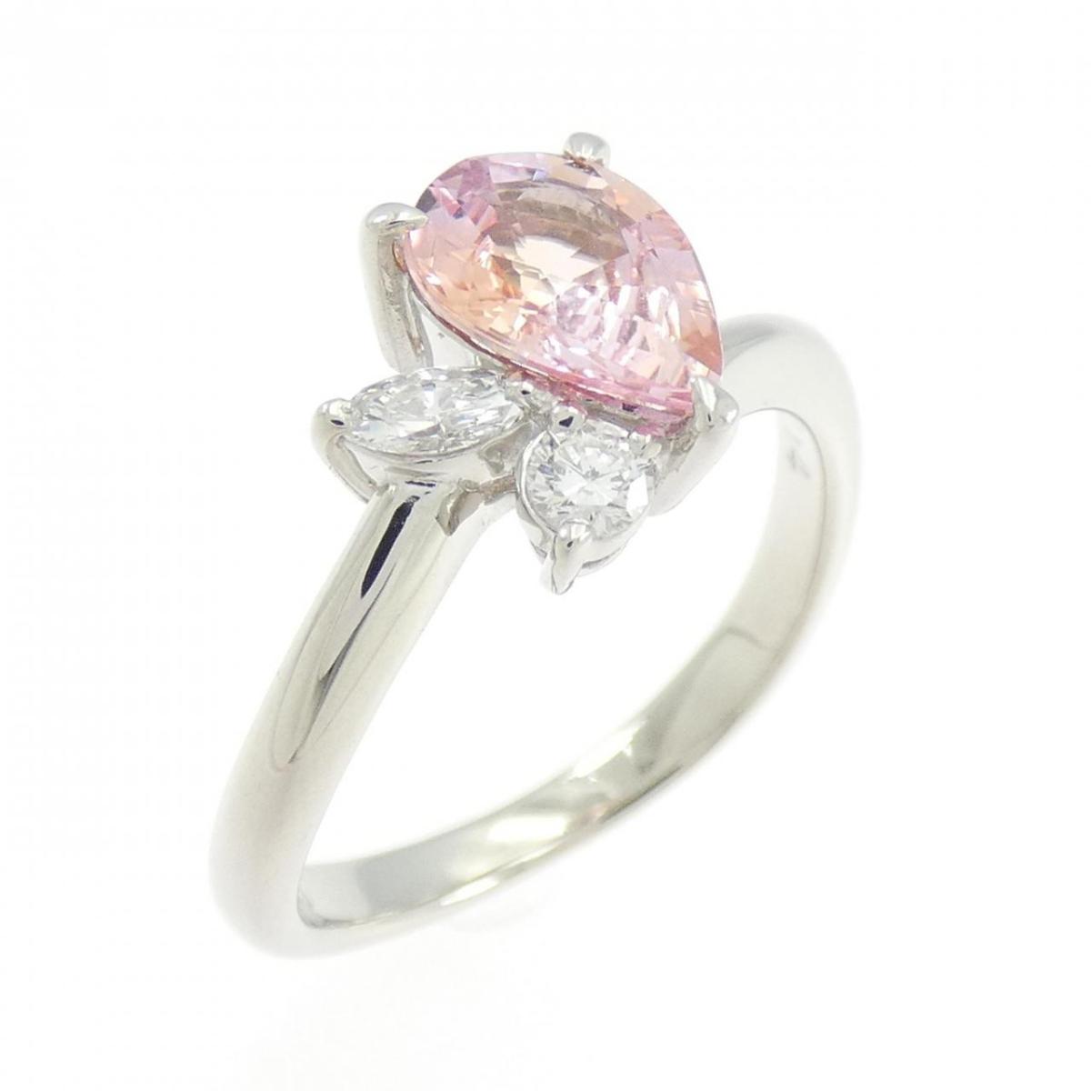 PT900 サファイヤ リング 1.26CT【中古】