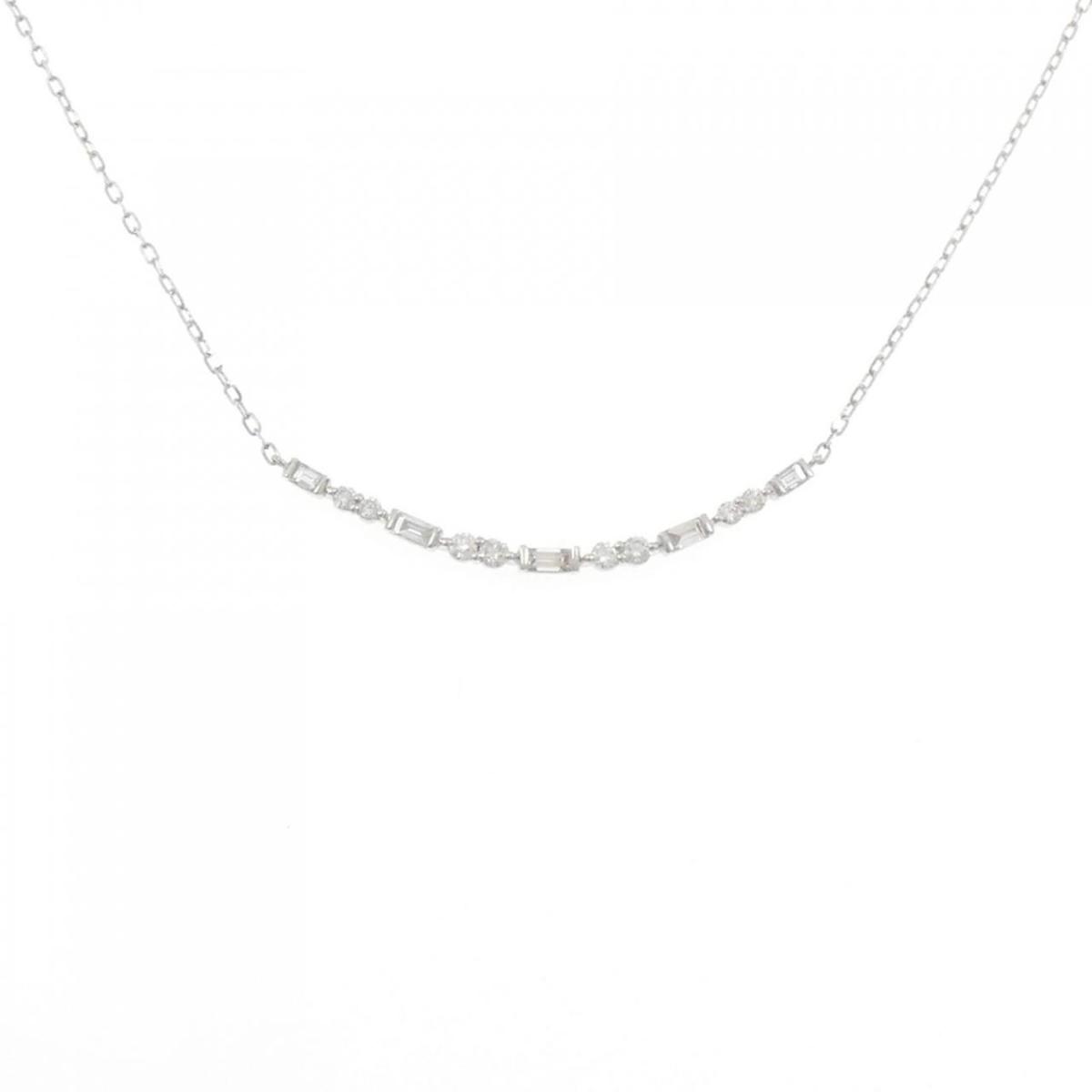 PT900/PT850 ダイヤモンド ネックレス 0.50CT【中古】｜KOMEHYO ONLINESTORE 店
