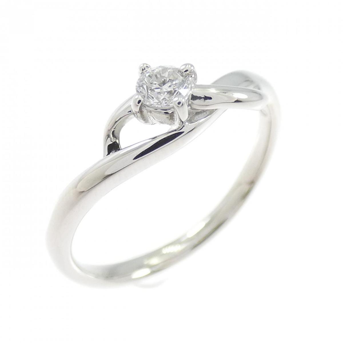 PT900 ダイヤモンド リング 0.10CT【中古】