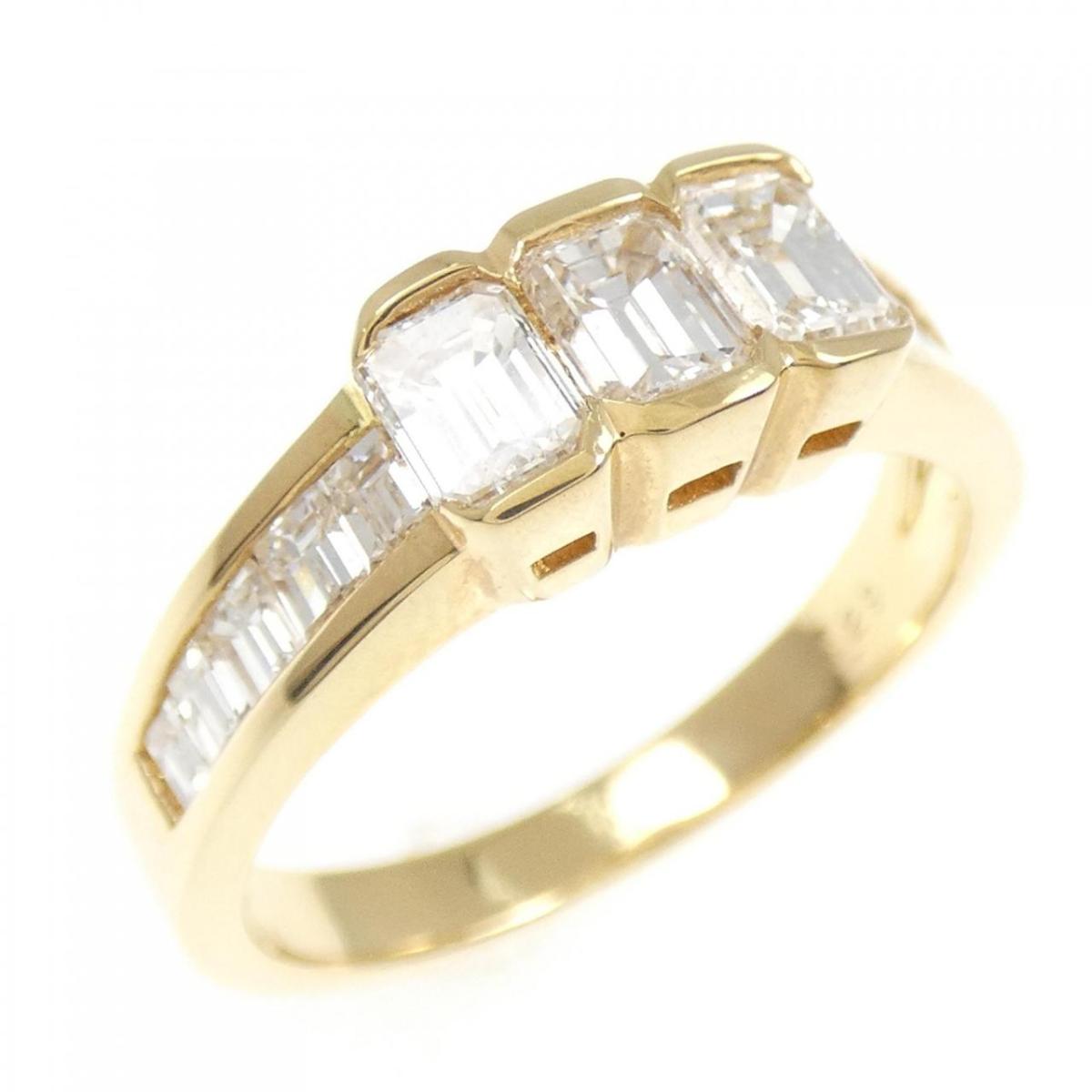 K18YG ダイヤモンド リング 1.29CT【中古】
