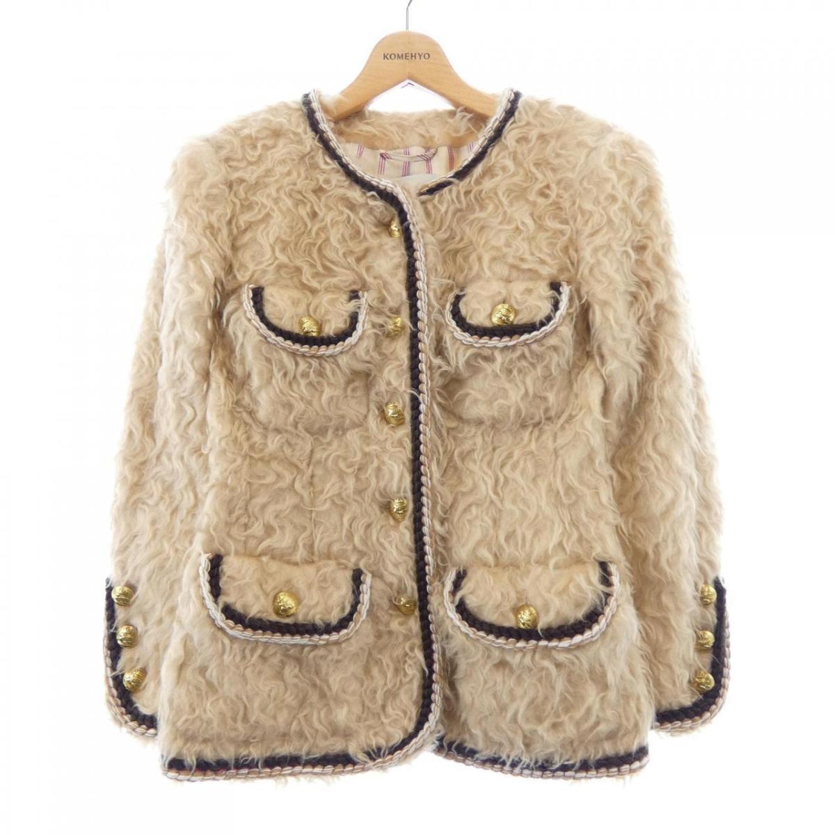 エトロ ETRO ノーカラージャケット【中古】
