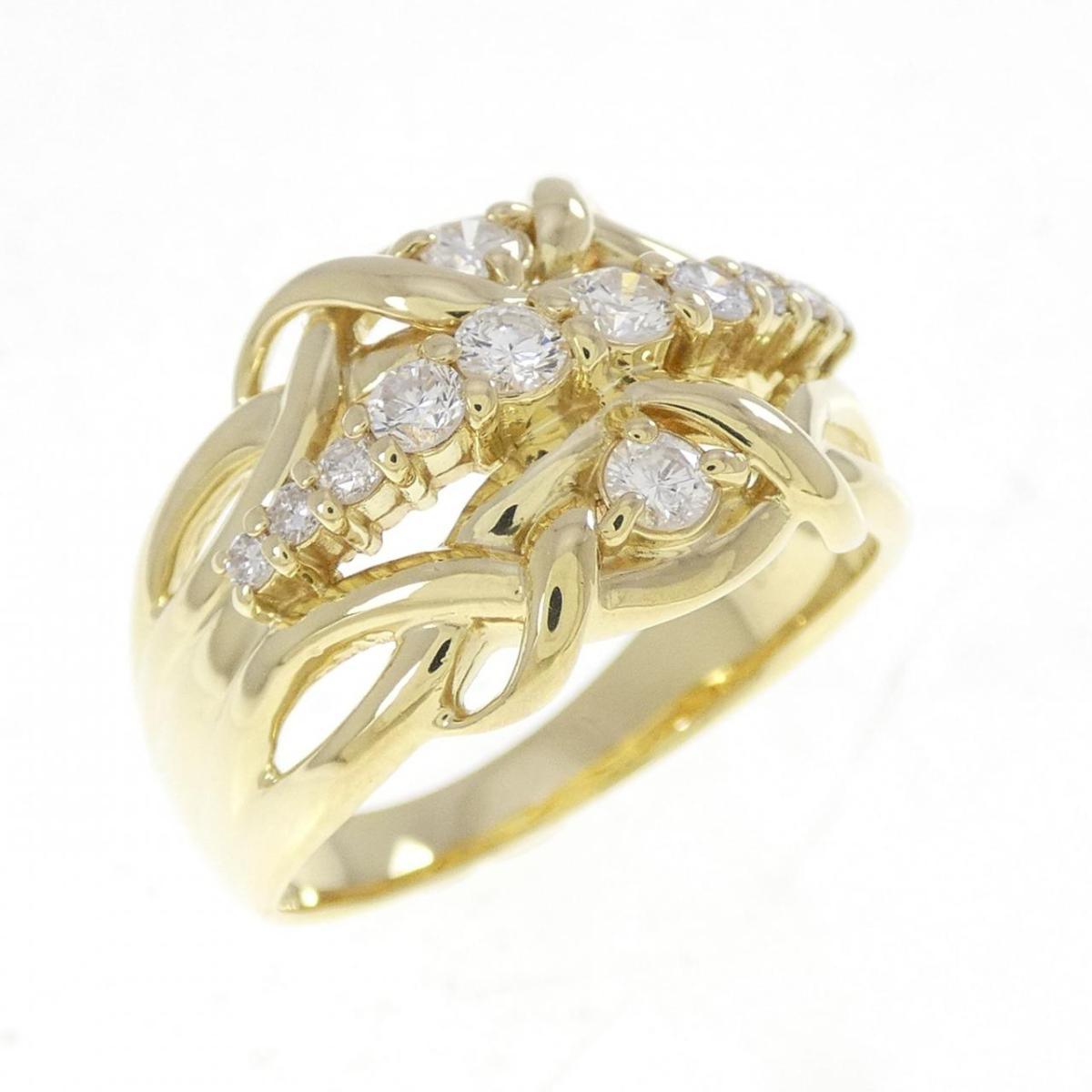K18YG ダイヤモンド リング 0.50CT【中古】