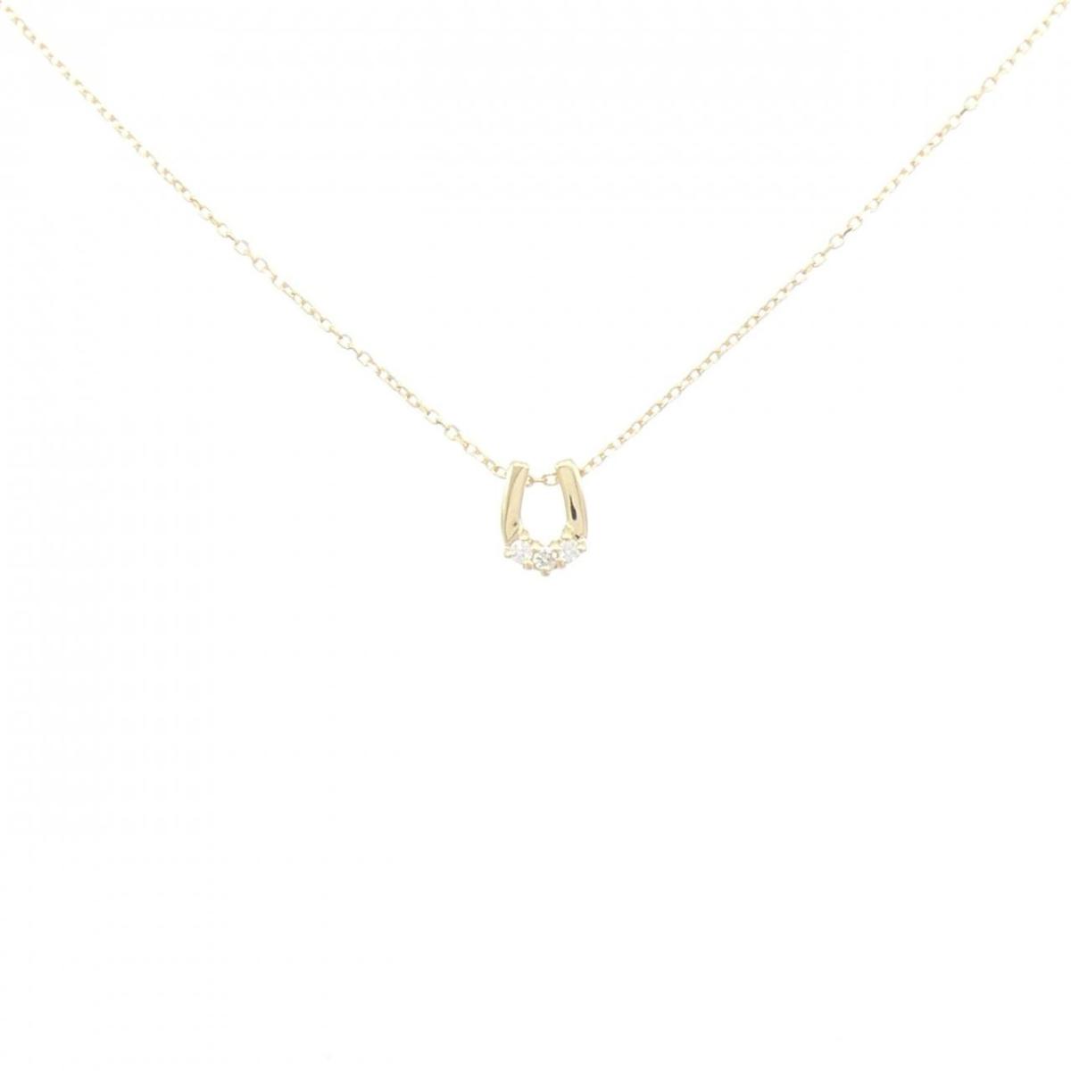 K18YG ダイヤモンド ネックレス【中古】 29,640円