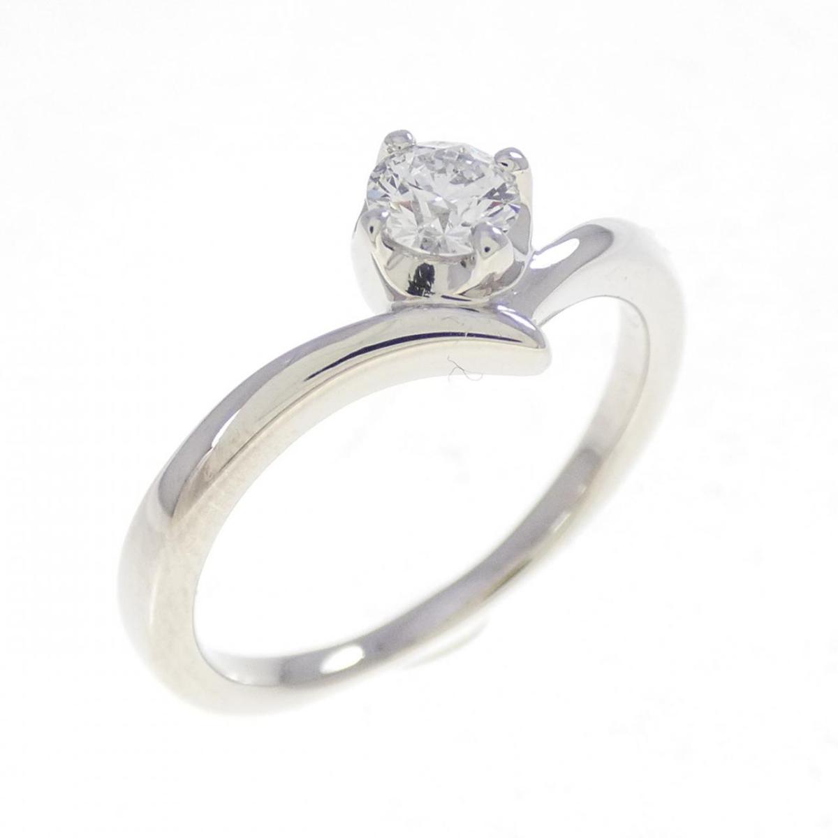 4゜C ダイヤモンド リング 0.224CT【中古】