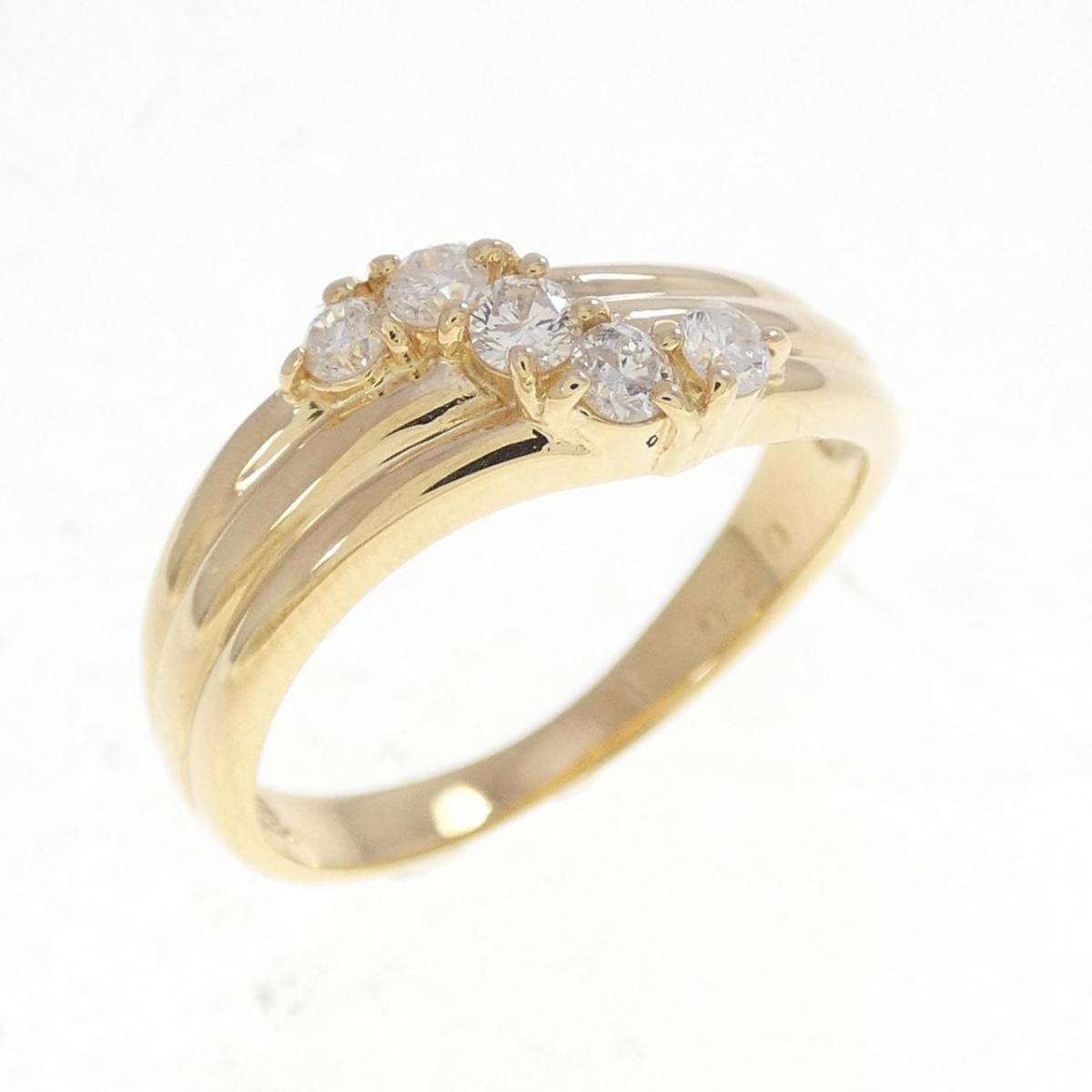 K18YG ダイヤモンド リング 0.20CT【中古】