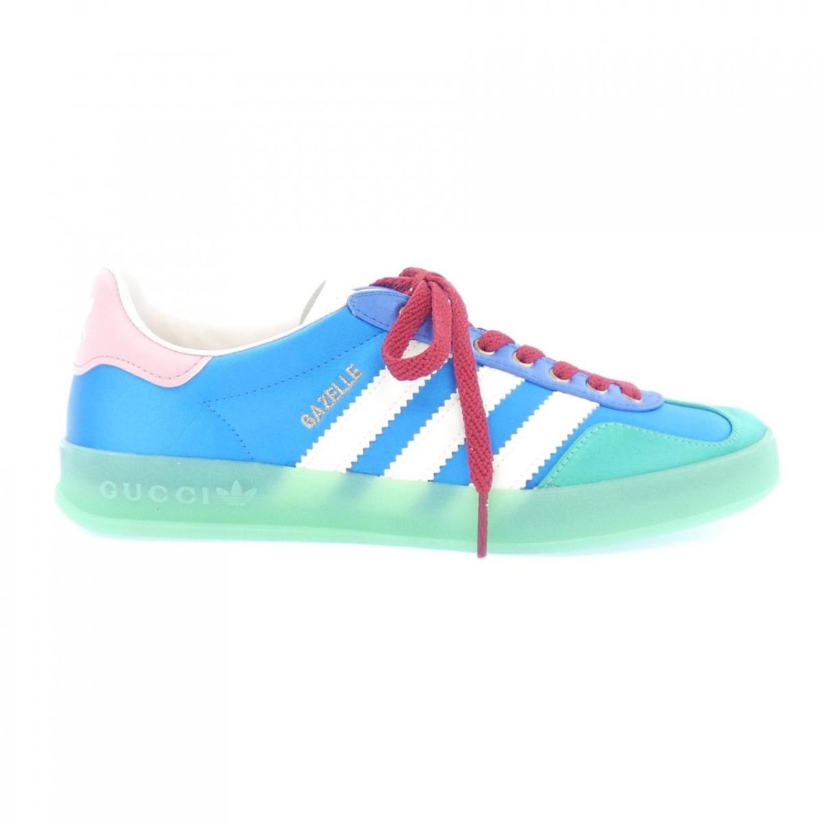 グッチ GUCCI ADIDAS GAZELLE 707867 U7R10 スニーカー【中古】