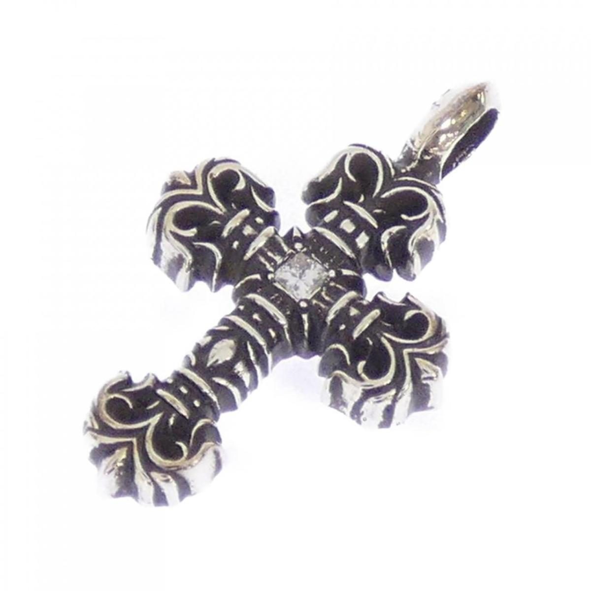 クロムハーツ CHROME HEARTS FILIGREE CROSS TINY SNGL DMND 202165819SLVXXX006 シャンデリヤ【中古】