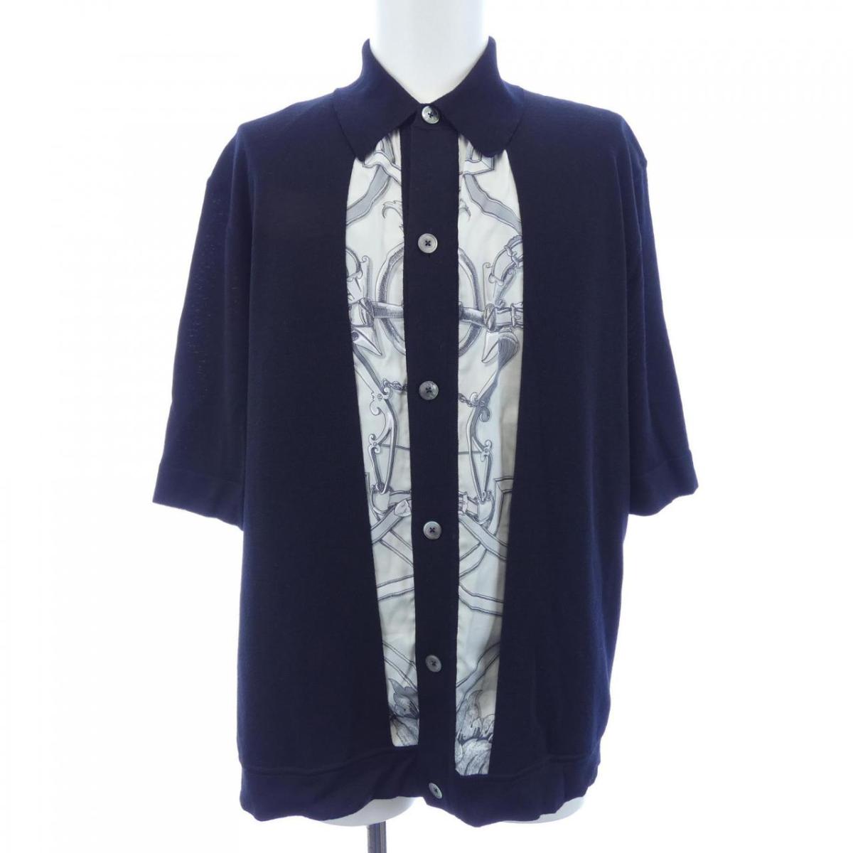 エルメス HERMES S／Sシャツ【中古】