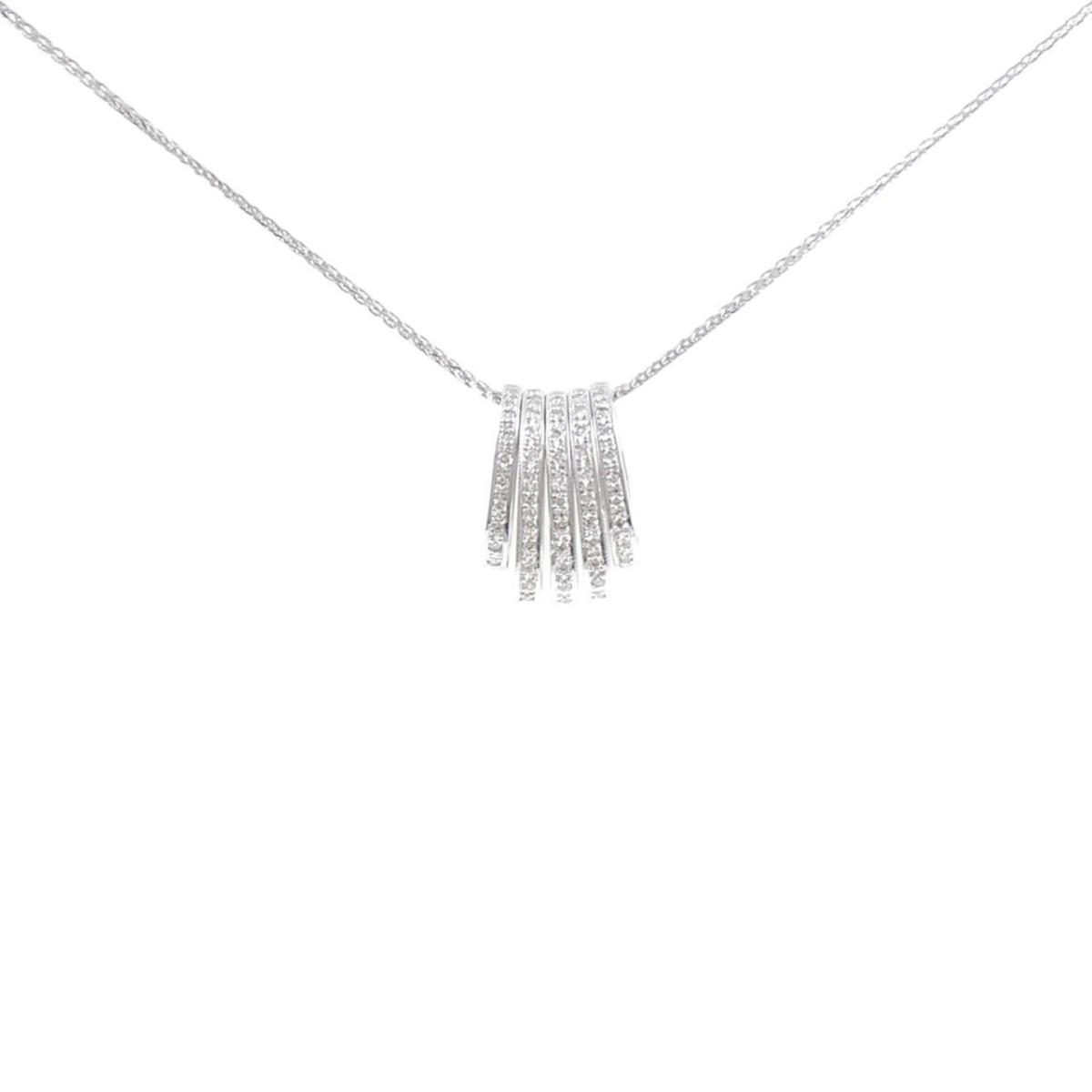 K18WG ダイヤモンド ネックレス 0.29CT【中古】|KOMEHYO ONLINESTORE 店