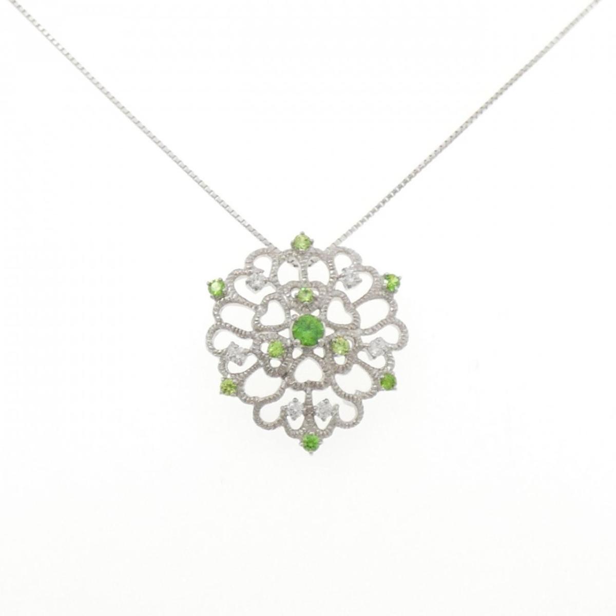 K18WG デマントイドガーネット ネックレス 0.61CT【中古】｜KOMEHYO ONLINESTORE 店