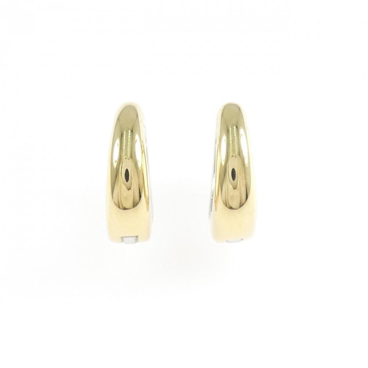 K18YG/K14WG イヤリング【中古】