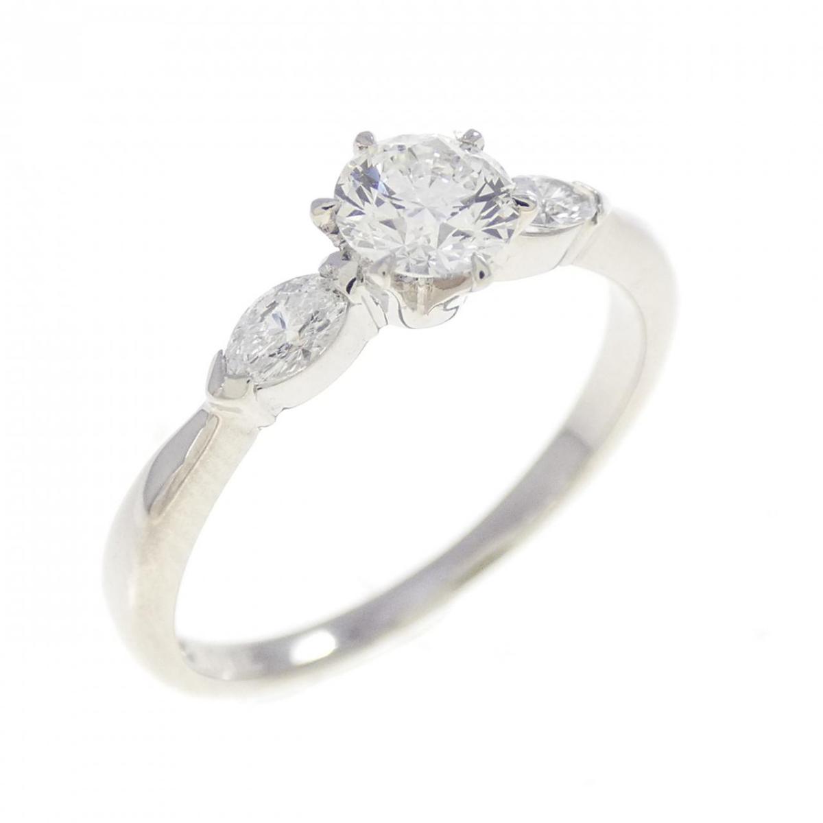 PT900 ダイヤモンド リング 0.306CT G VS2 3EXT H＆C【中古】