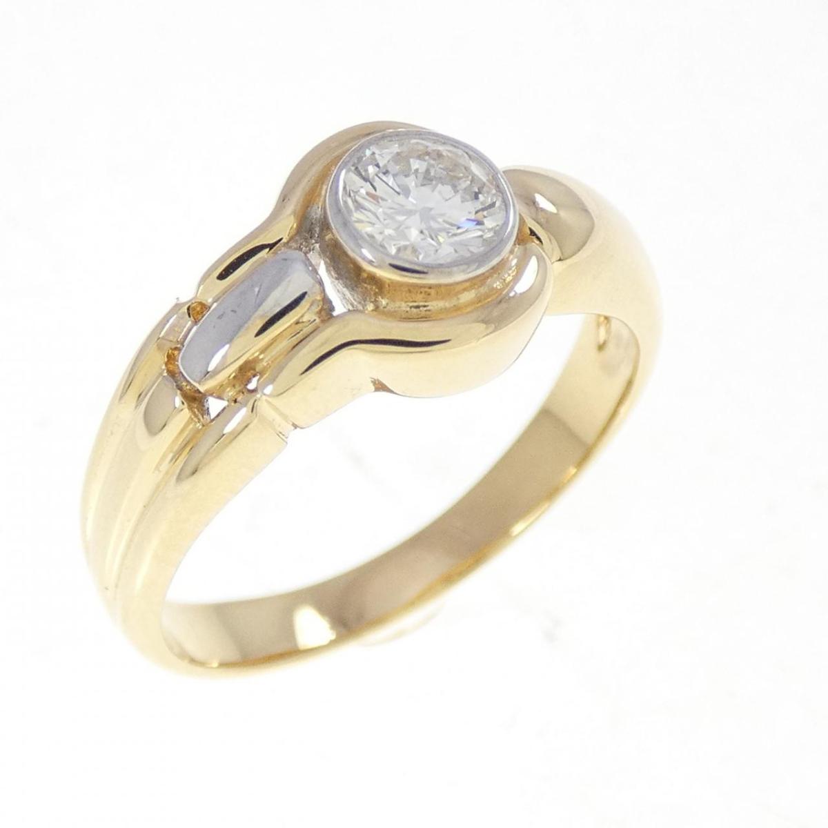 K18YG/K18WG ダイヤモンド リング【中古】|KOMEHYO ONLINESTORE 店