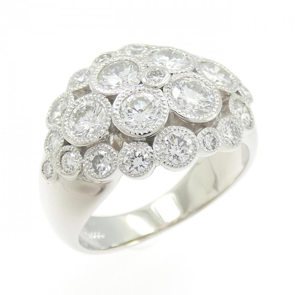 PT900 ダイヤモンド リング 1.86CT【中古】