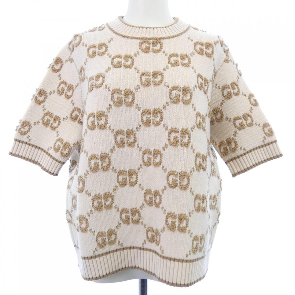 グッチ GUCCI GGブークレウールジャカードトップ 770059 XKCNA 編み物【中古】