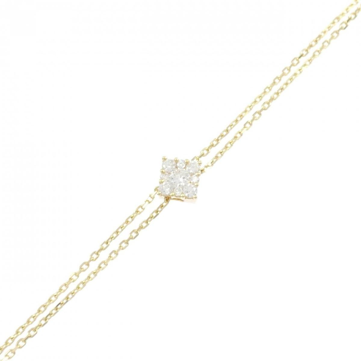 K18YG ダイヤモンド ブレスレット 0.20CT【中古】