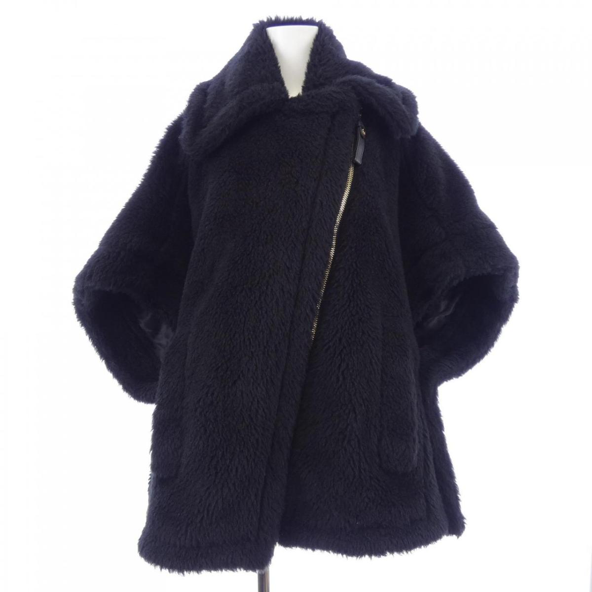 マックスマーラ Max Mara テディベア 473613 ケープ【中古】 コート・ジャケット-レディースファッション