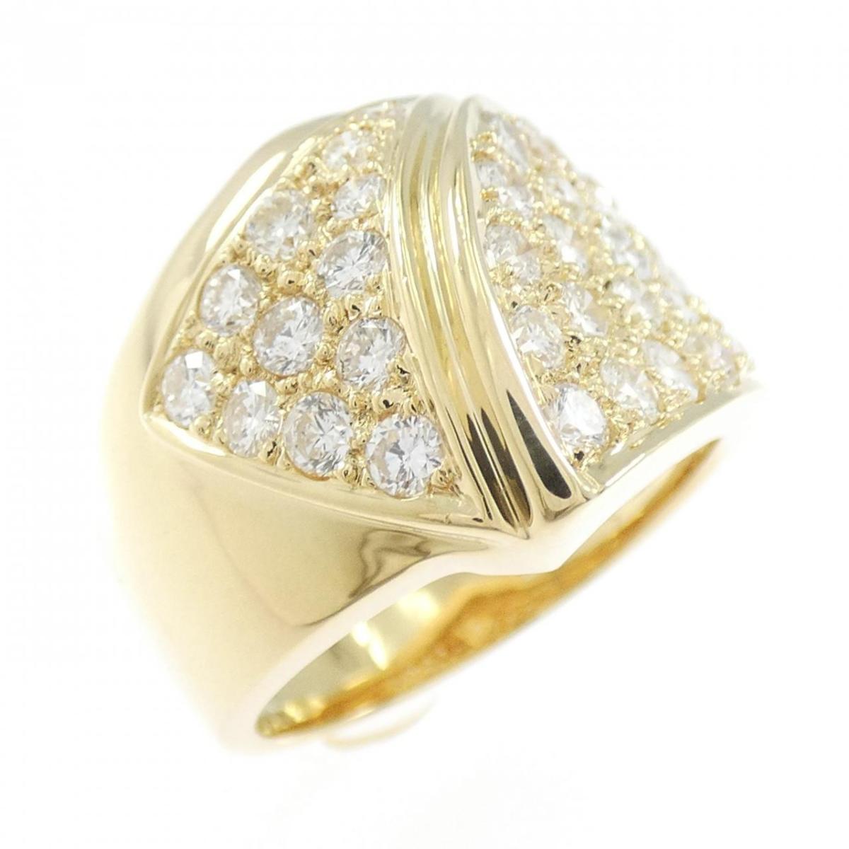 K18YG ダイヤモンド リング 1.48CT【中古】