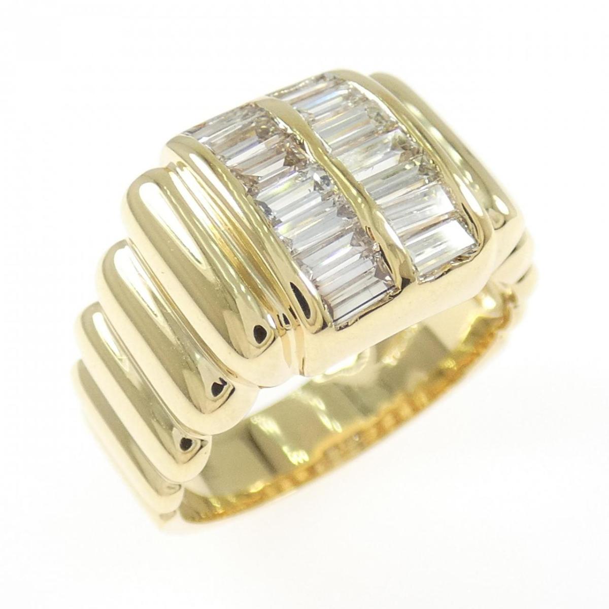 750YG ダイヤモンド リング 0.95CT【中古】