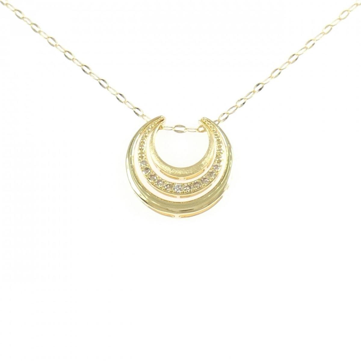 ジーエスティービー ダイヤモンド ネックレス 0.12CT【中古】