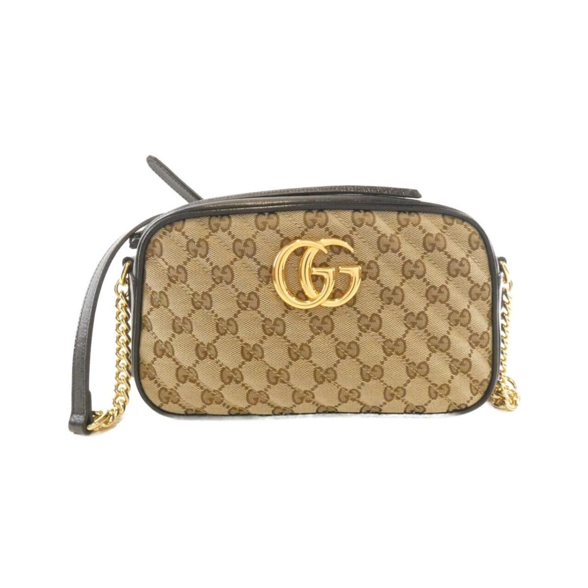 グッチ GG MARMONT 447632 HVKEG ショルダーバッグ【中古】