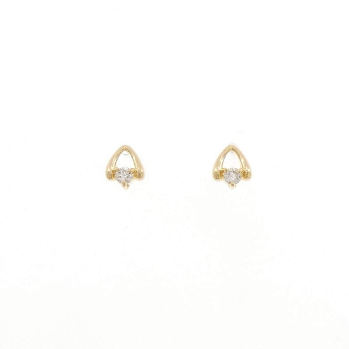 K18YG ダイヤモンド ピアス 0.10CT【中古】｜KOMEHYO ONLINESTORE 店 24,920円