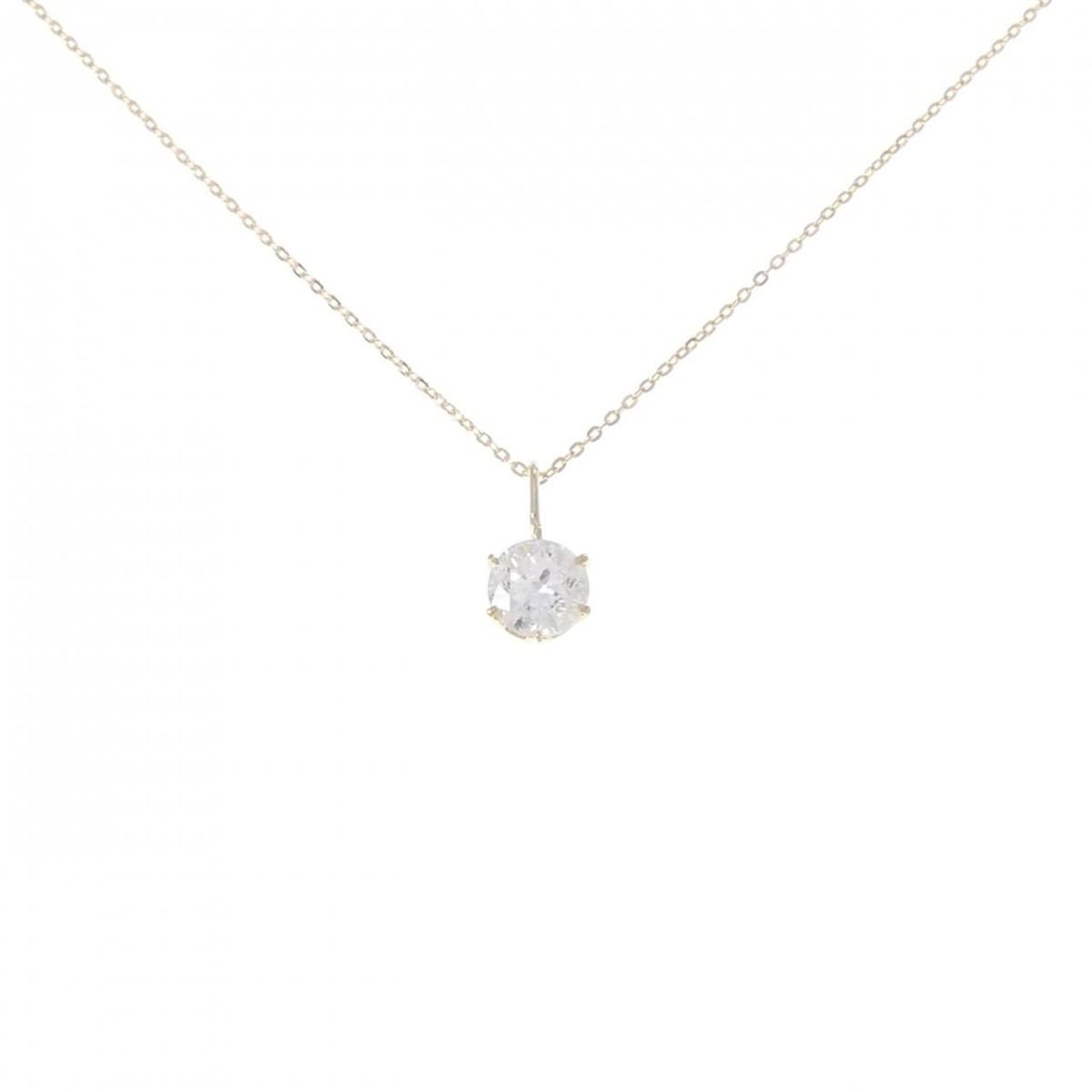 K18YG ダイヤモンド ネックレス 0.789CT I I1 Fair【中古】