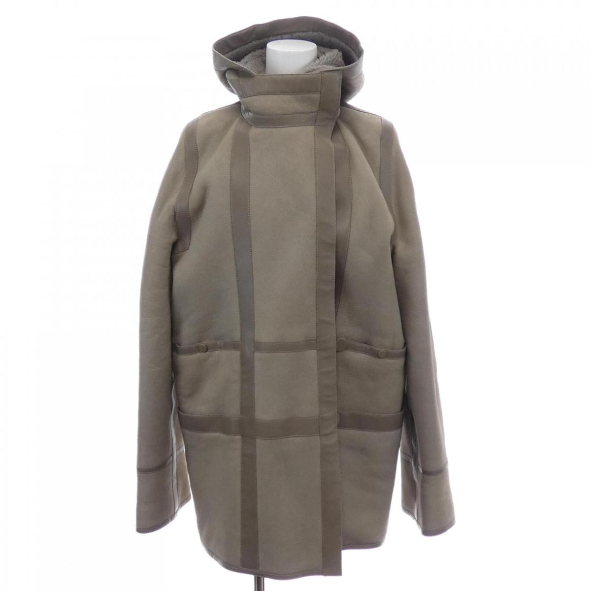 エルメス HERMES 37-7007 ムートンコート【中古】