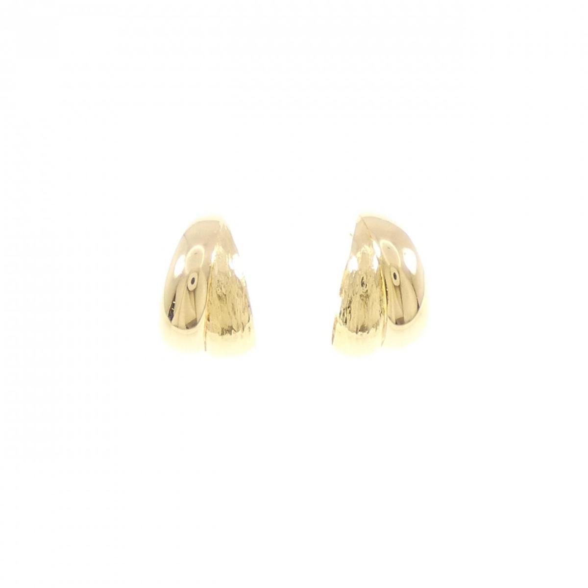 K18YG ピアス【中古】