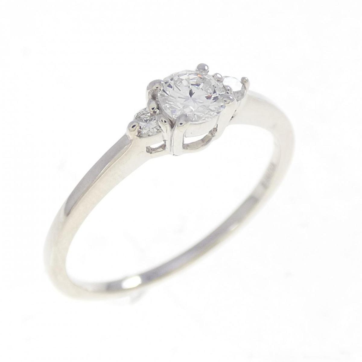 K18WG ダイヤモンド リング 0.210CT E VS2 VG【中古】
