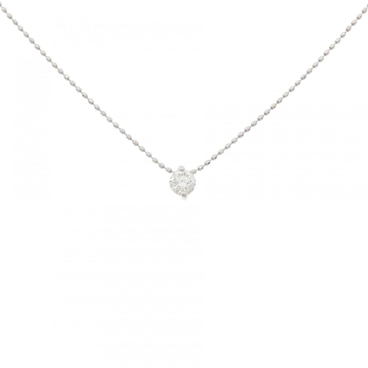 PT900 ソリティア ダイヤモンド ネックレス 0.23CT【中古】 42,640円