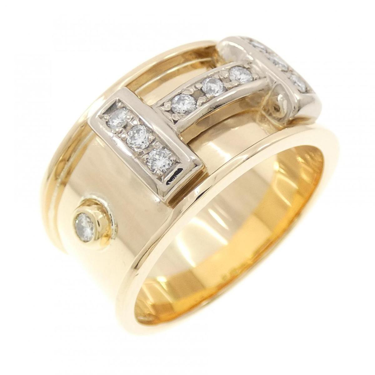 K18YG/K18WG ダイヤモンド リング【中古】 382,770円