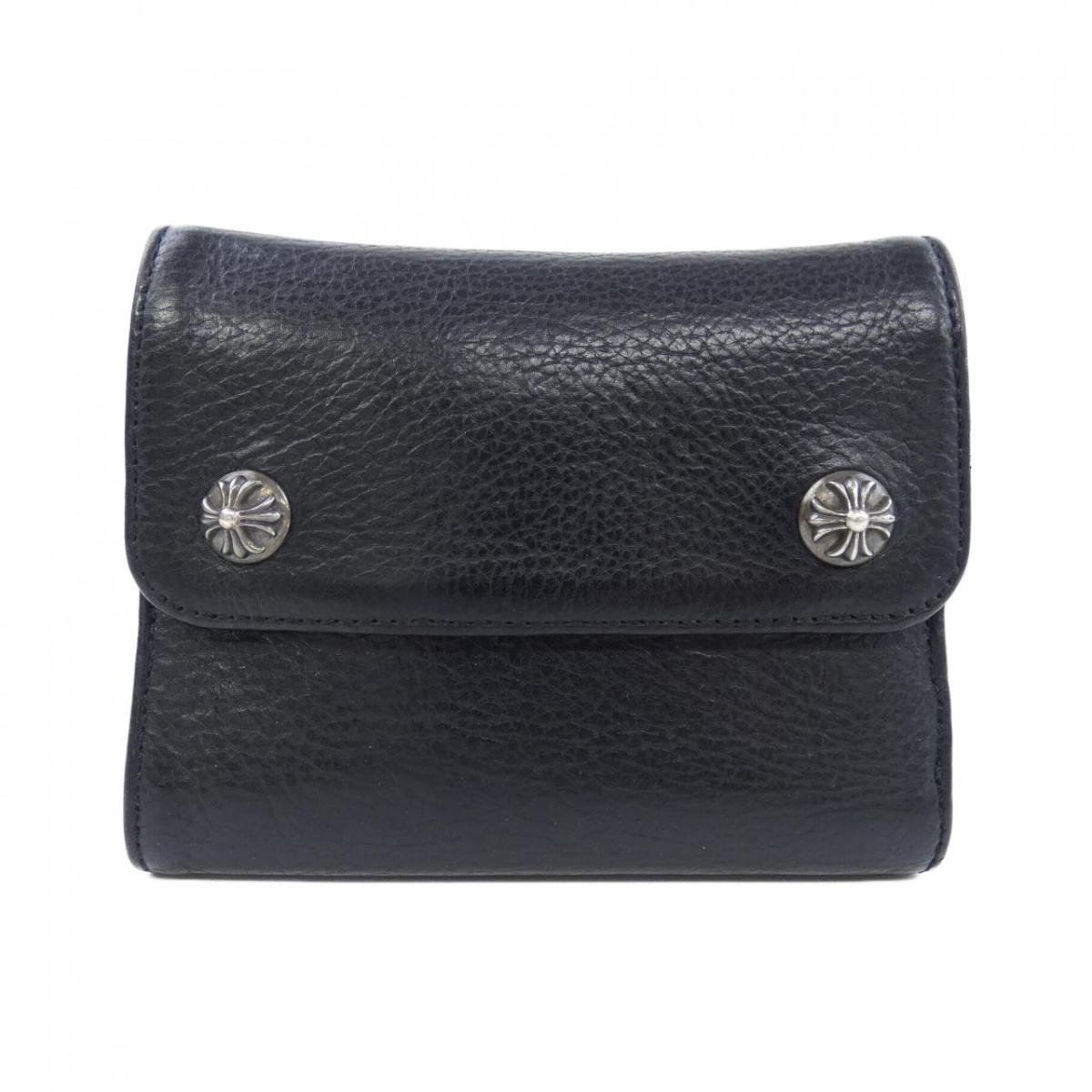 クロムハーツ CHROME HEARTS WAVE MINI CROSS CH SCROLL LABEL 302166386A06XXX280 WALLET【中古】