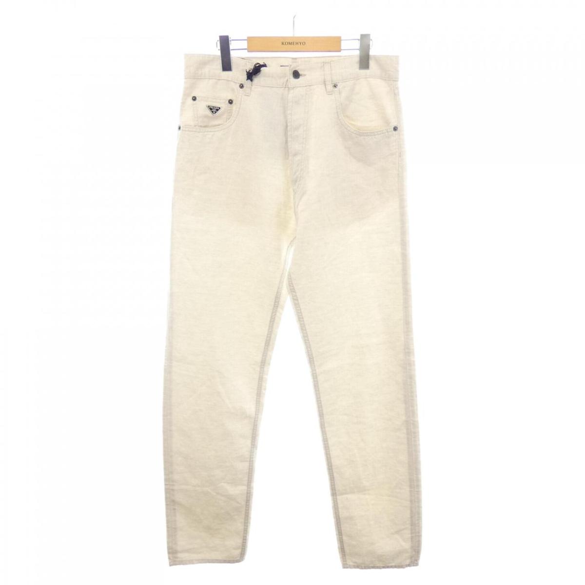 プラダ PRADA トライアングルロゴ GEP374 SVMO 14J2 パンツ【中古】|KOMEHYO ONLINESTORE 店
