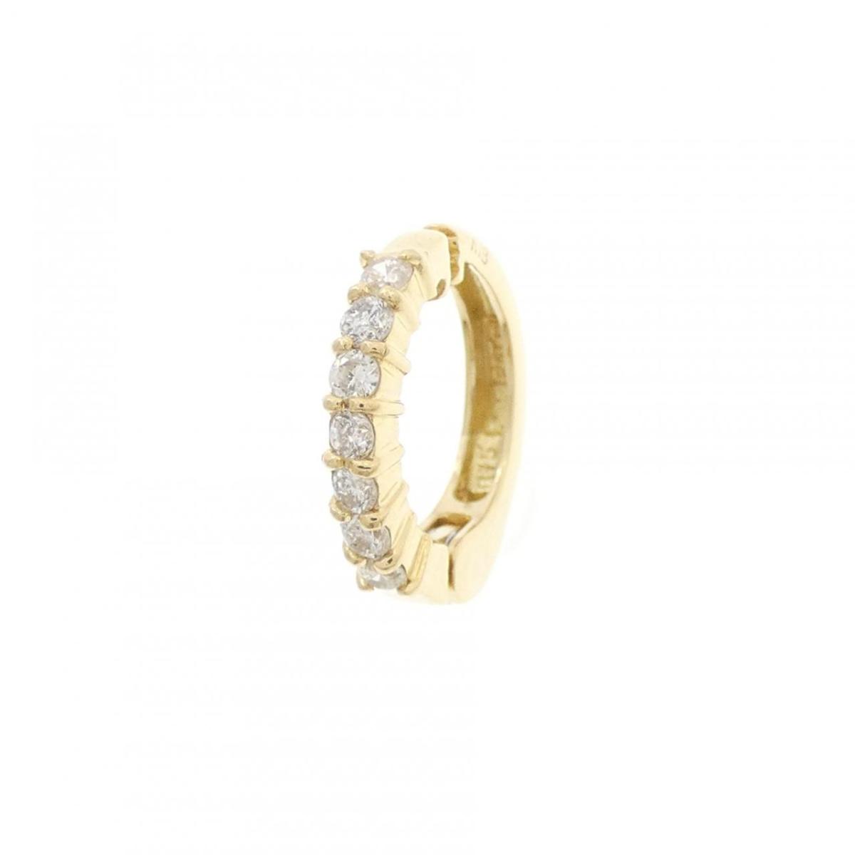 K18YG ダイヤモンド イヤリング 0.15CT 片耳【中古】 39,390円