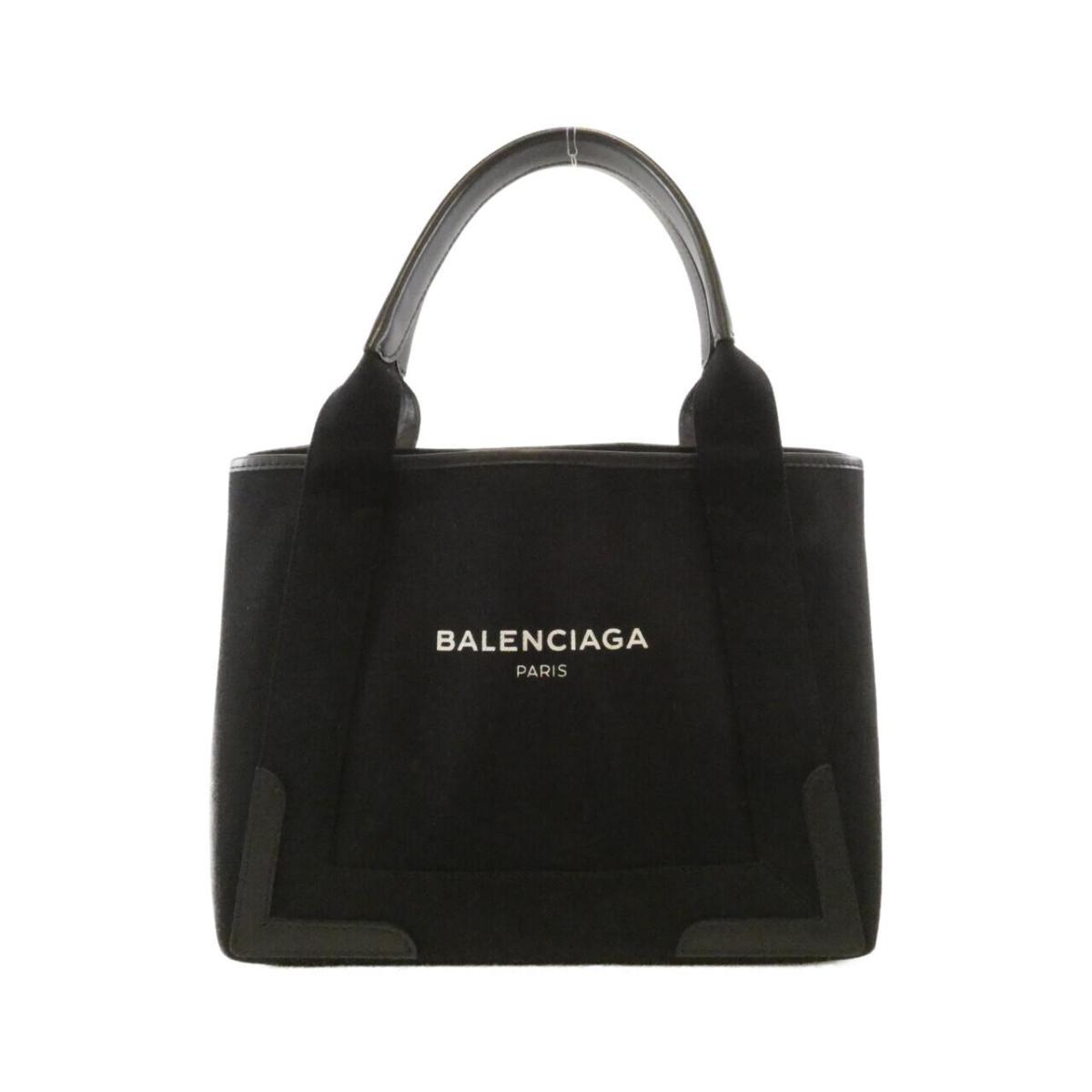 バレンシアガ ネイビー カバス 339933 バッグ【中古】