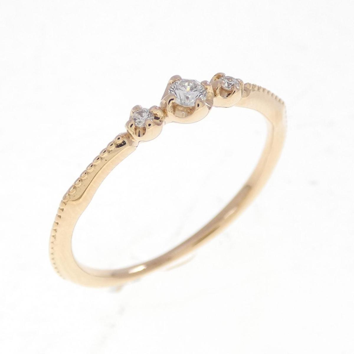 K18PG ダイヤモンド リング 0.07CT【中古】｜KOMEHYO ONLINESTORE 店 39,390円