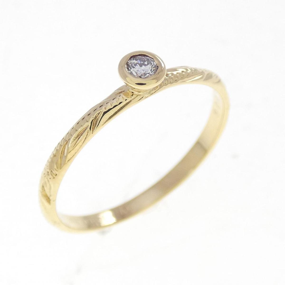 K18YG ダイヤモンド リング 0.06CT【中古】 42,640円
