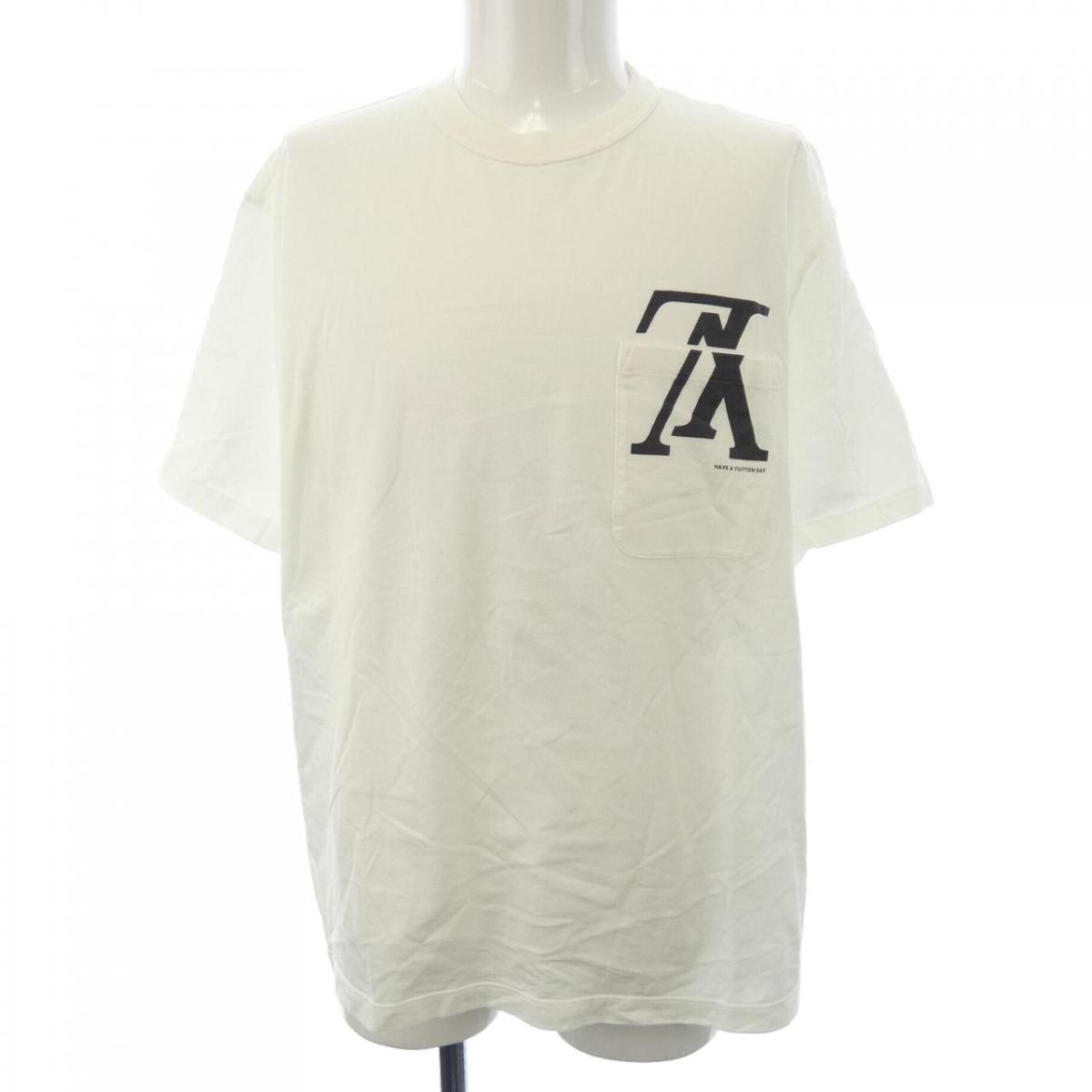 ルイヴィトン LOUIS VUITTON アップサイドダウン LVロゴ HFY21WFMB Tシャツ【中古】